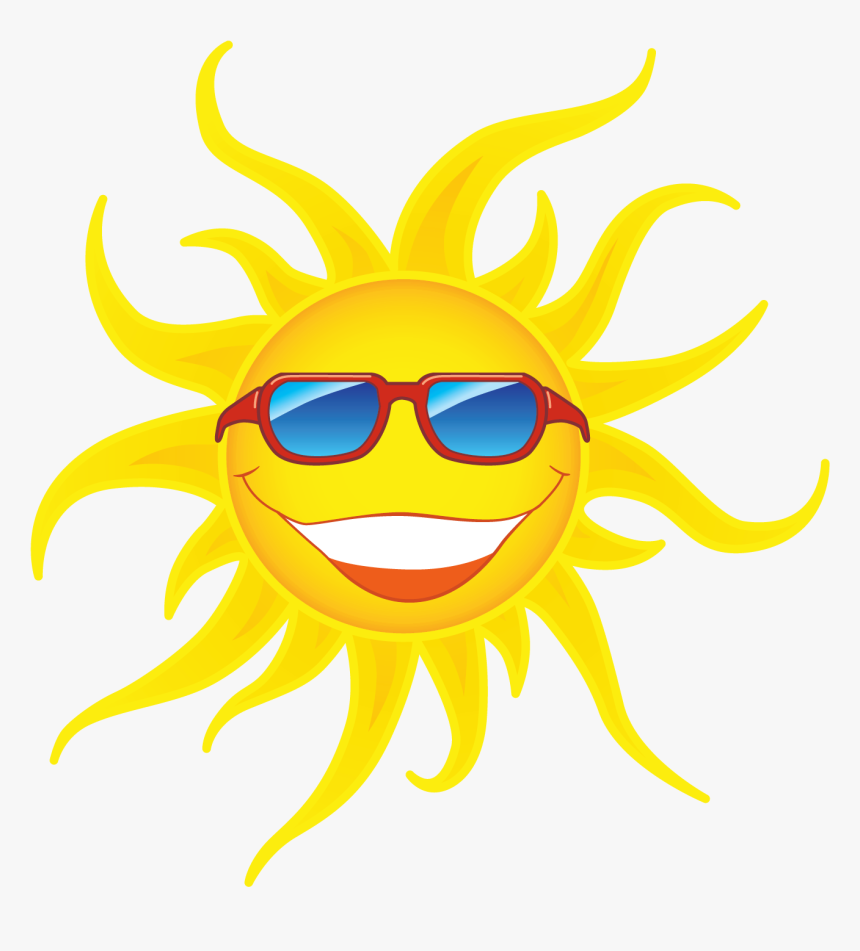 Sun With Sunglasses Png Clipart , Png Download - Sun With Sunglasses Png, Transparent Png, Free Download