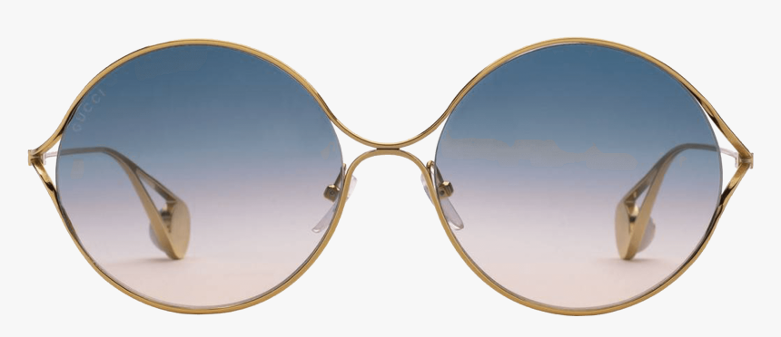 Gucci Sunglasses Round Frame, HD Png Download, Free Download