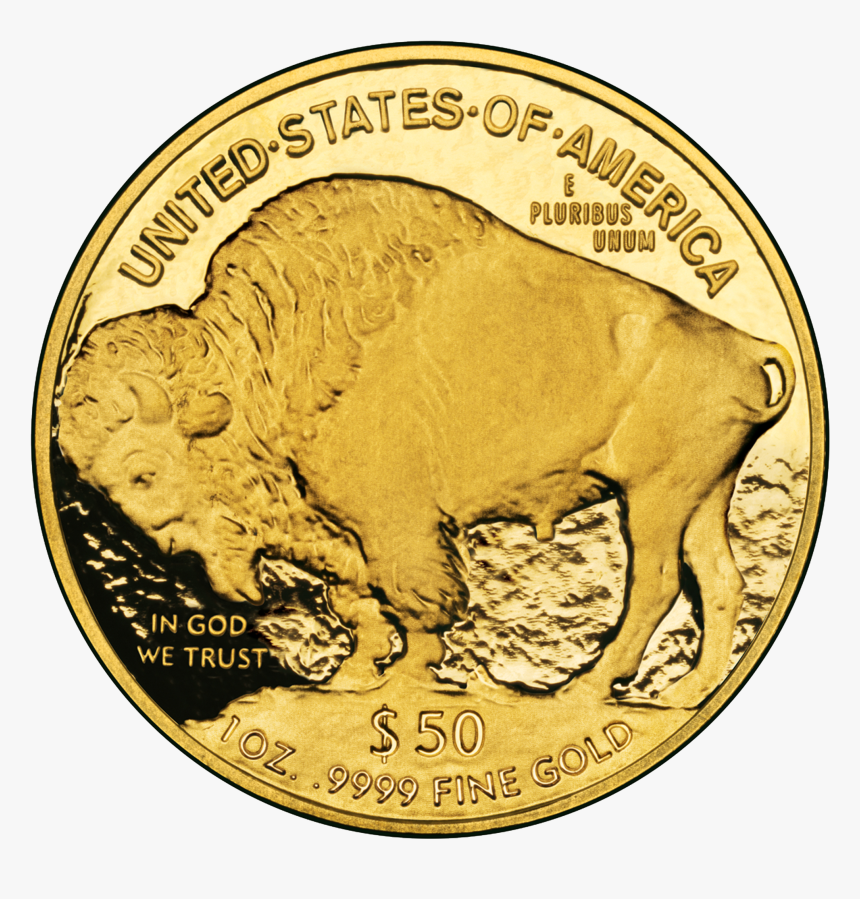 $50 Gold Buffalo Coin, HD Png Download, Free Download