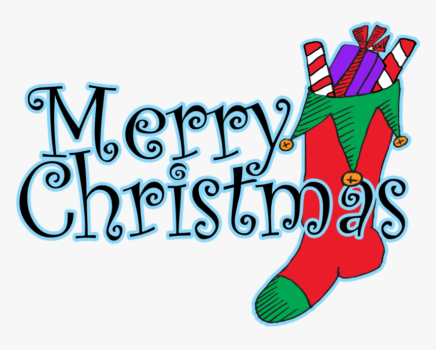 Happy Christmas Clip Art - Merry Christmas In Words, HD Png Download, Free Download