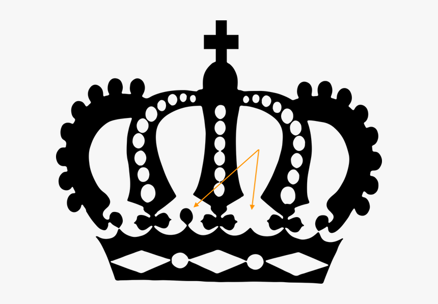 Bit Missing From Crown - Corona De Rey Vector, HD Png Download, Free Download