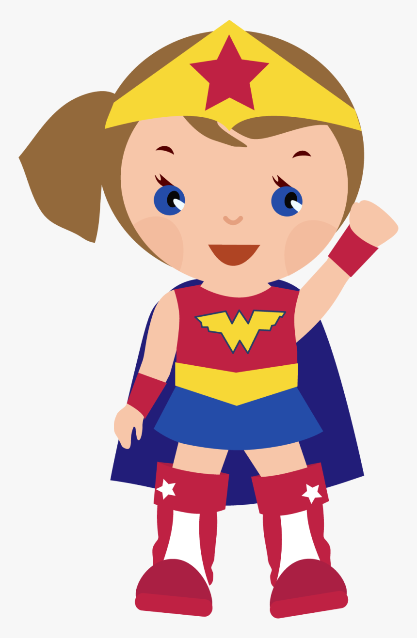 Clipart Super Woman Clipartfest - Girl Super Hero Clip Art, HD Png Download, Free Download