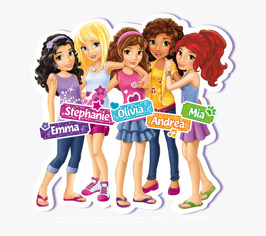 Lego Friends Cartoon, HD Png Download, Free Download