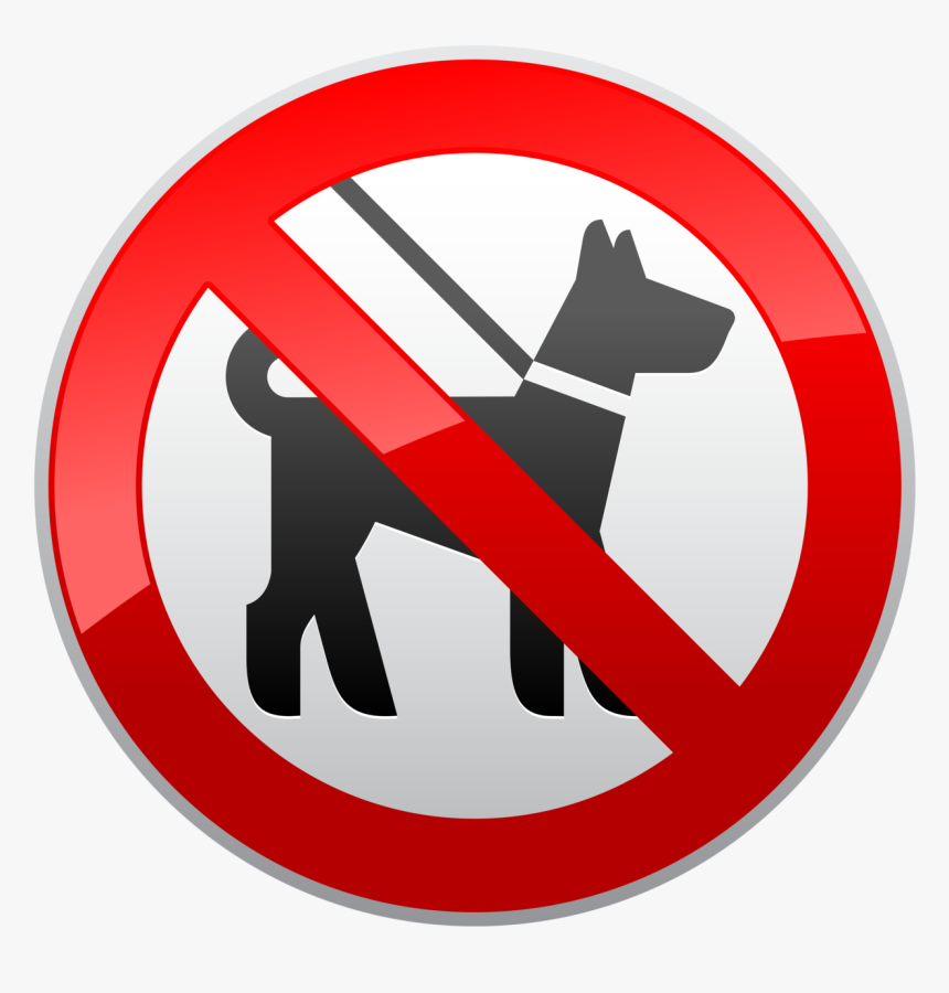 No Dogs Sign Prohibition Png Clipart Clipart Image - No Parking Sign Transparent Background, Png Download, Free Download