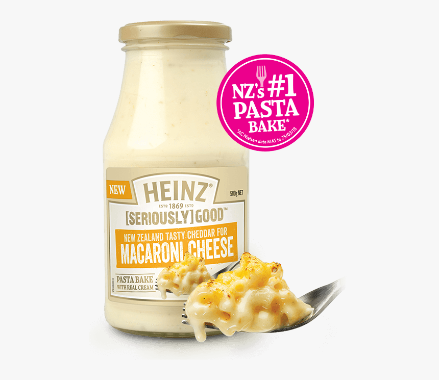Tasty Cheddar Macaroni Cheese Pasta Bake - Mac And Cheese Sauce Jar, HD Png Download, Free Download