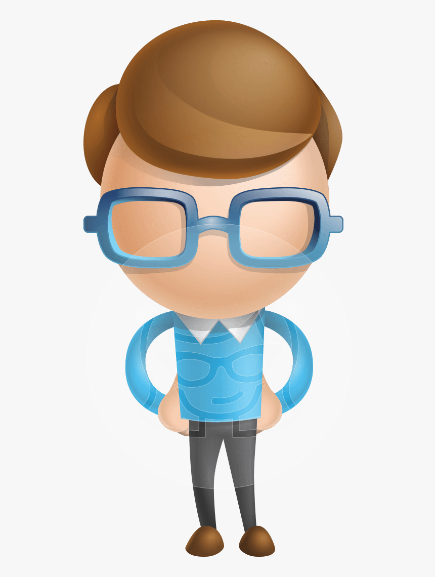 Clip Art Nerd Glasses Cartoon - Boys Wearing Glasses Clipart, HD Png Download, Free Download