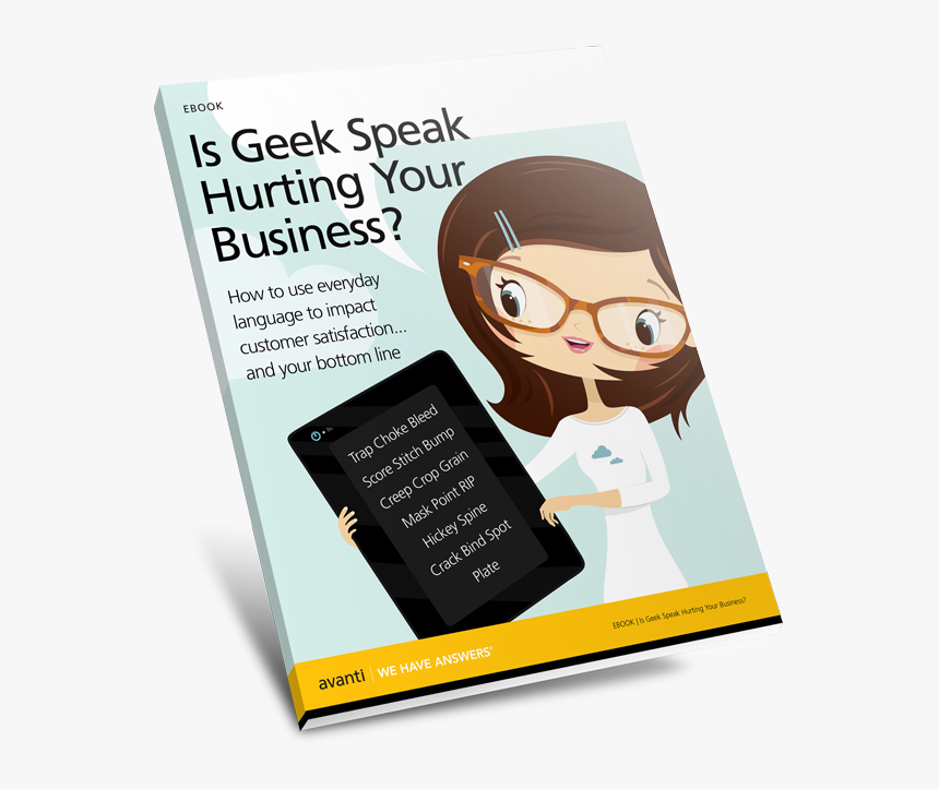 Geek Speak For Print Professionals Cover Thumnail - Cartoon, HD Png Download, Free Download