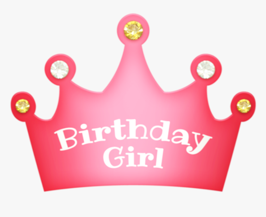 Girl Tiara Clipart - Birthday Girl Hat Png, Transparent Png, Free Download