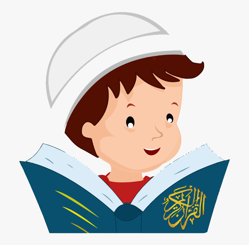 Arab Reading Quran Pencil - Boy Reading Quran Png, Transparent Png, Free Download