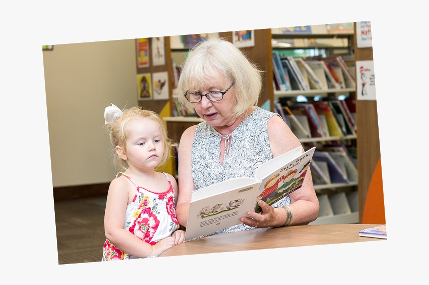 Grandmother Reading With Child - Learning, HD Png Download, Free Download