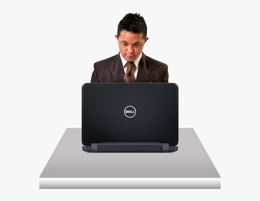 Person And Computer Png, Transparent Png, Free Download