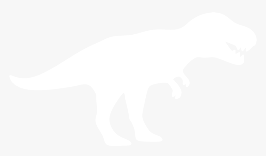 Transparent Cute Dinosaur Clipart Black And White - T Rex Silhouette Clip Art, HD Png Download, Free Download