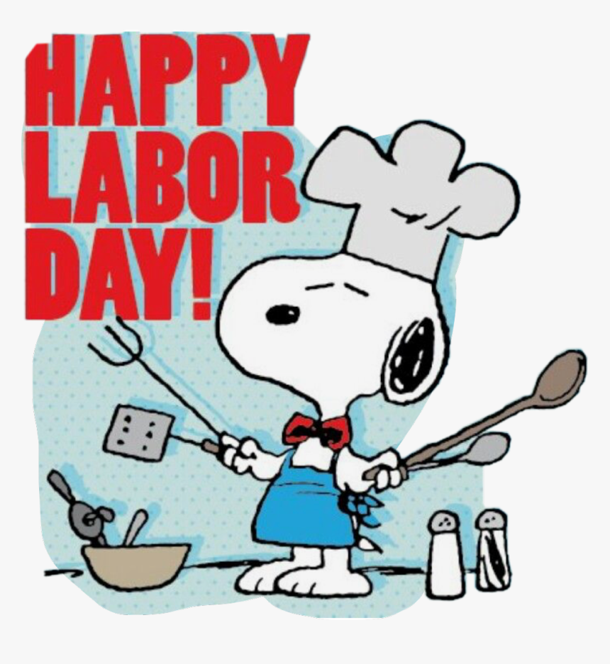 Labor Day Clipart Snoopy - Happy Labour Day Chef, HD Png Download, Free Download