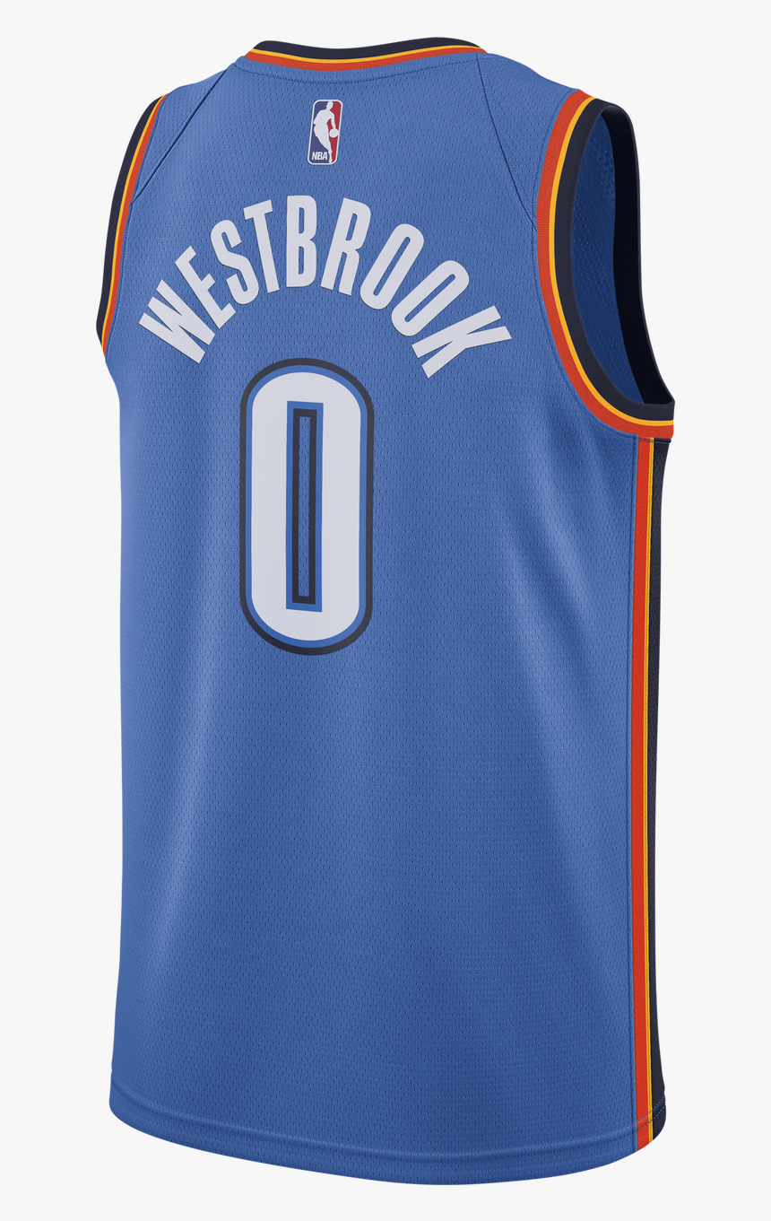 Oklahoma City Thunder Png Transparent Images - Russell Westbrook Thunder Jersey, Png Download, Free Download