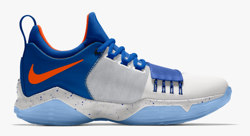 Nike Pg1 Nikeid Okc Thunder - Pg 1 Thunder Colourways, HD Png Download, Free Download