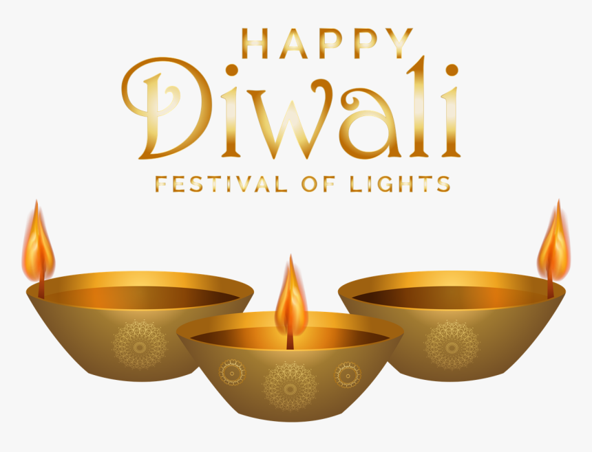 Diwali Diya Png Free Image - Happy Diwali Clipart Png, Transparent Png, Free Download