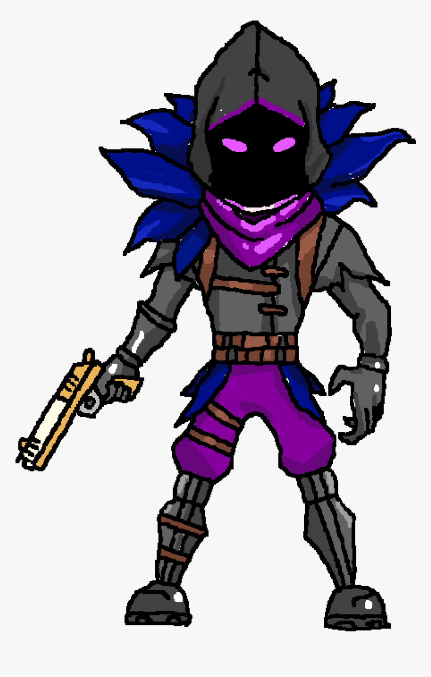 Raven Fortnite Drawing, HD Png Download, Free Download