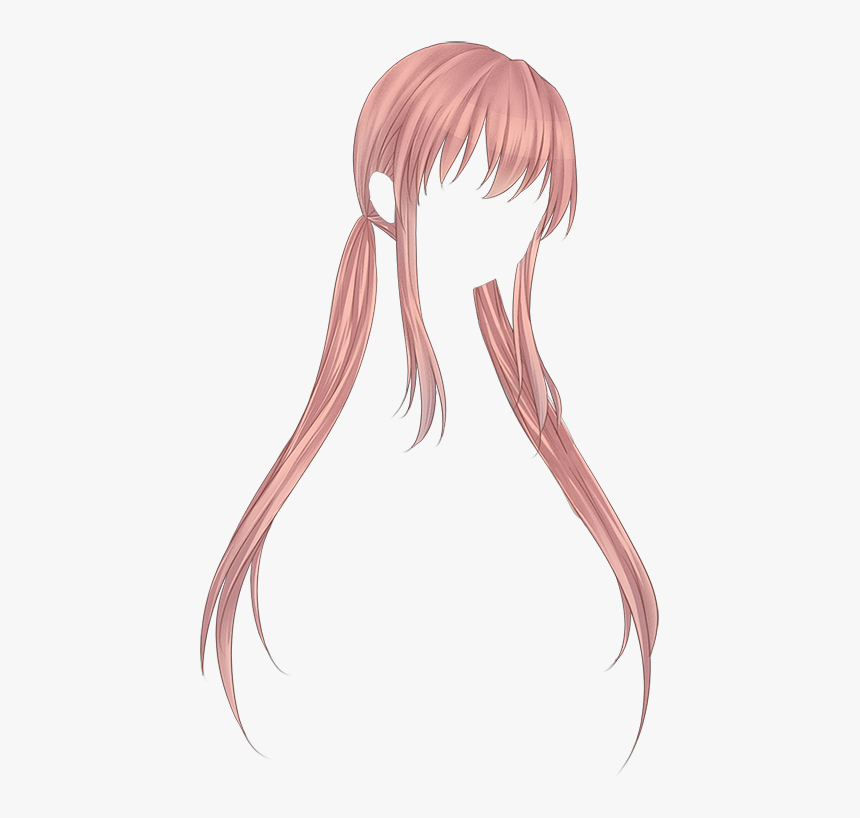 #anime #animegirl #kawaii #pinkhair #pink #hair #pastel - Anime Hair Png, Transparent Png, Free Download