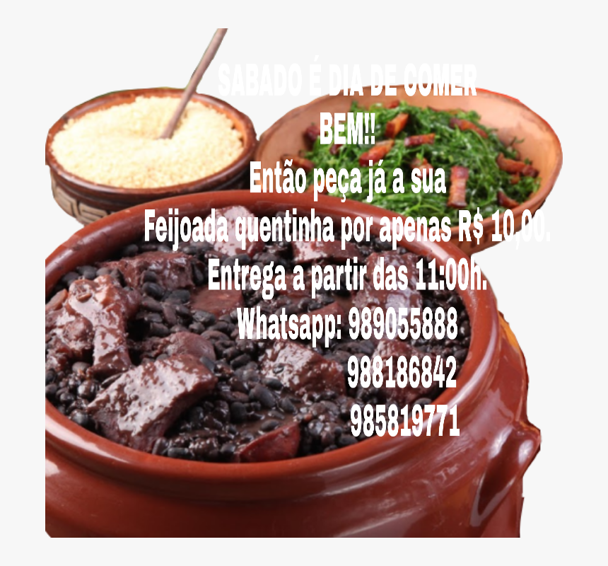 Transparent Feijoada Png - Comida Tipica Brasileira Feijoada, Png Download, Free Download