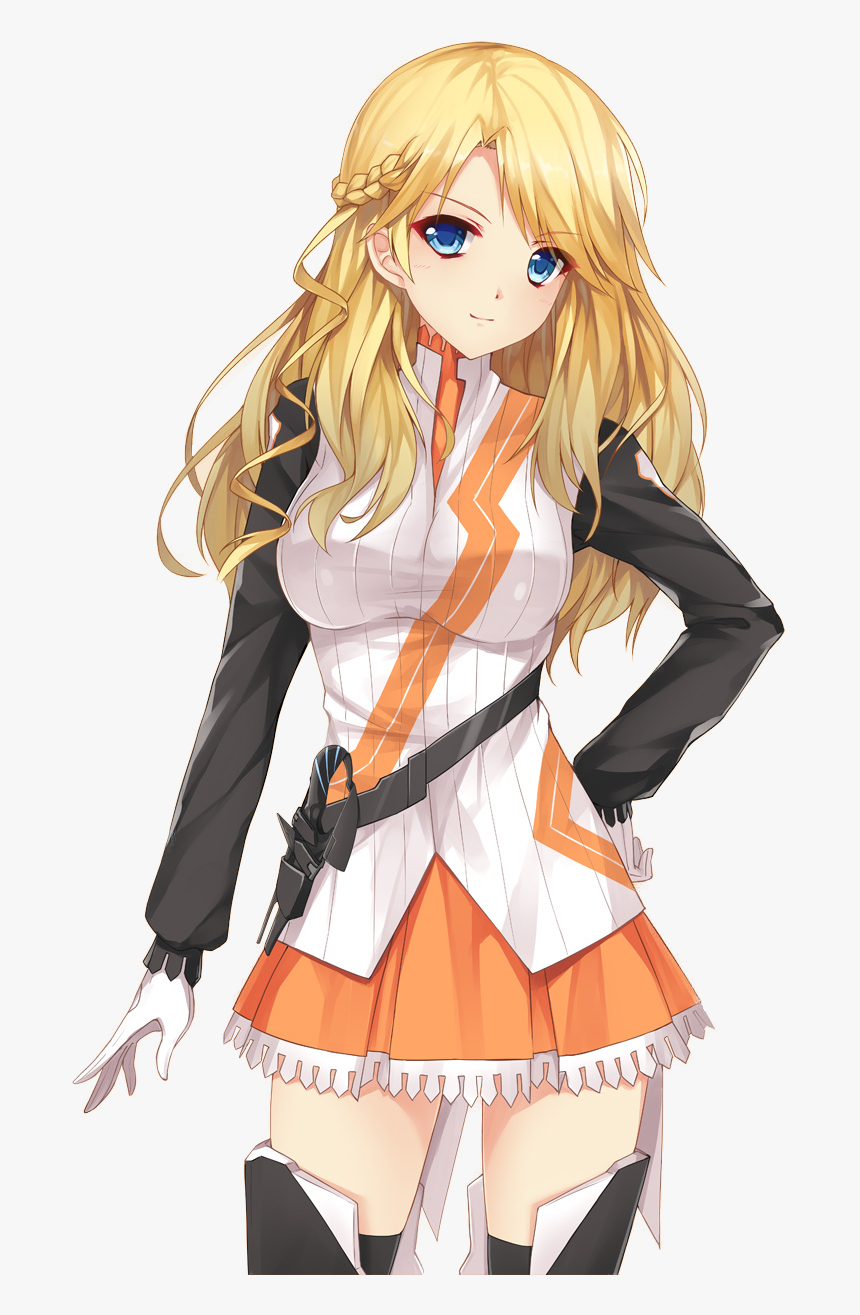 Anime Girl Yellow Hair , Png Download - Anime Girl Yellow Hair Png ...