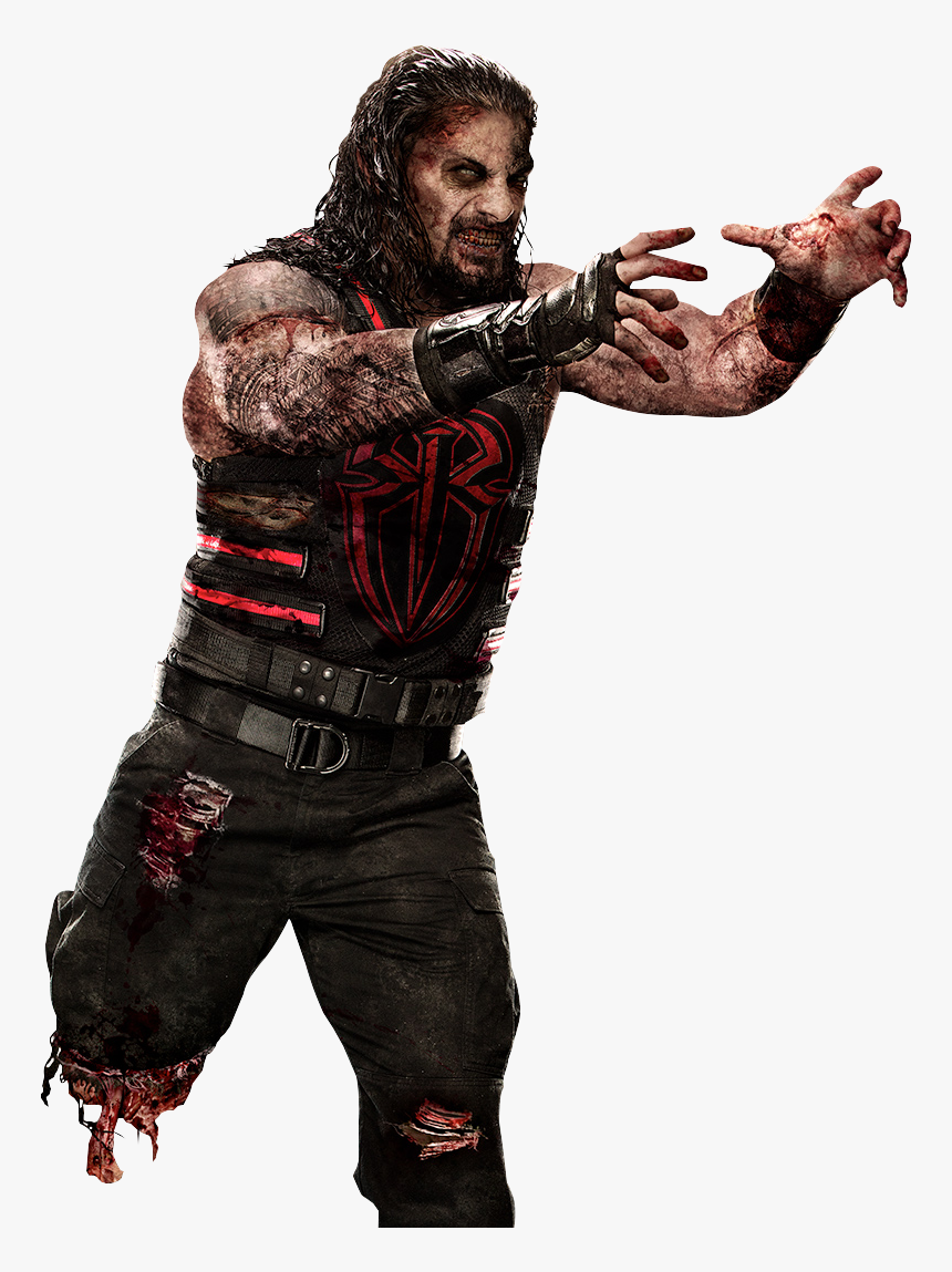 Fictional Character Zombie Roman Reigns John Cena Png - Wwe Roman Reigns Zombie, Transparent Png, Free Download