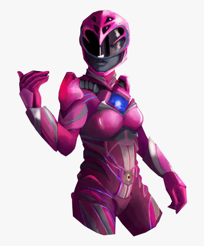 Pink Power Ranger Sticker - Saban Pink Power Ranger, HD Png Download, Free Download