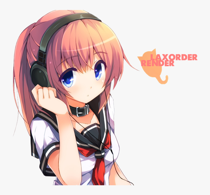 Anime Headphones Png - Anime Boy With Headset, Transparent Png, Free Download