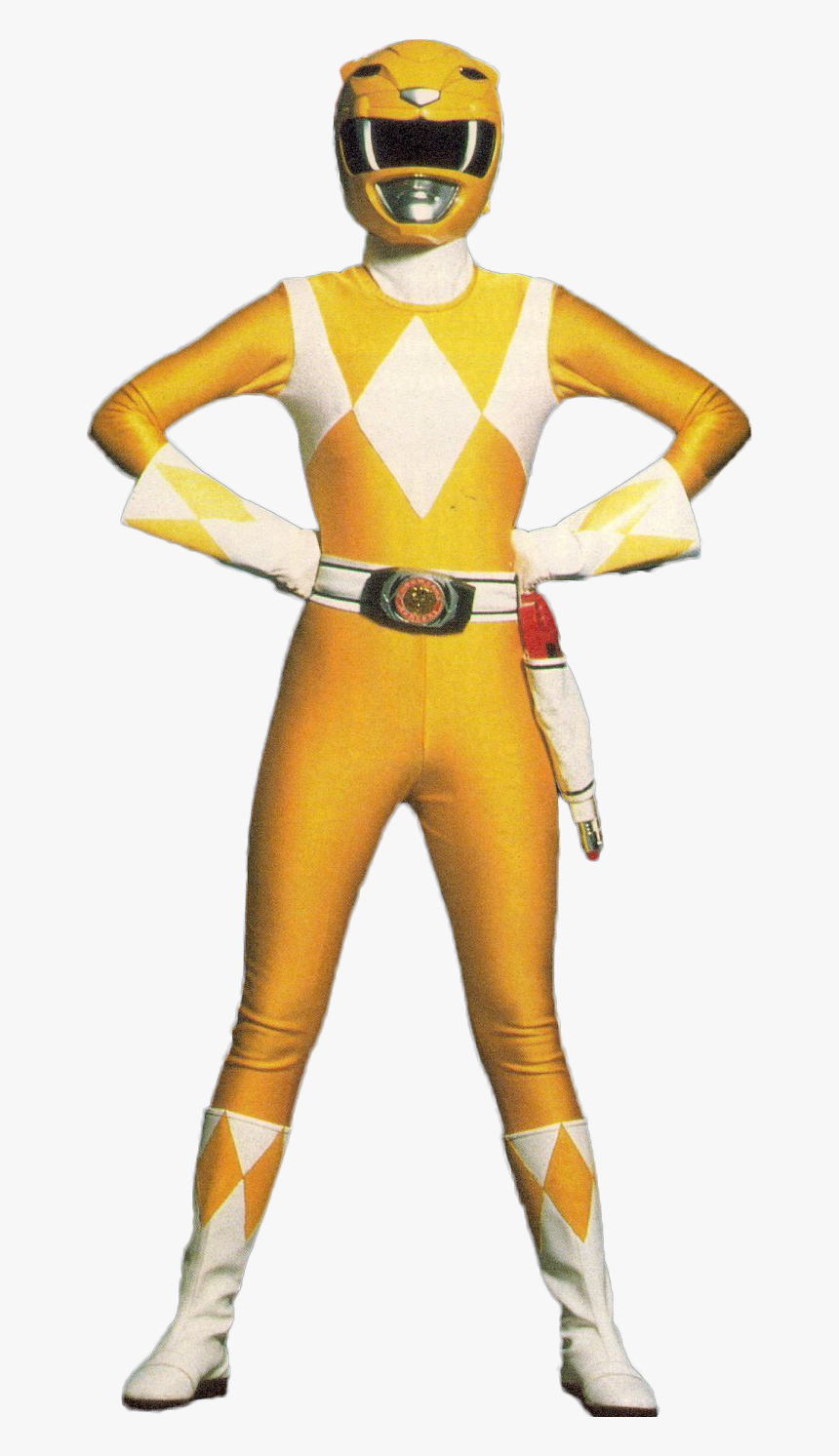 Mighty Morphin Power Rangers The Original 1995 Movie - Power Rangers Mighty Morphin Yellow, HD Png Download, Free Download