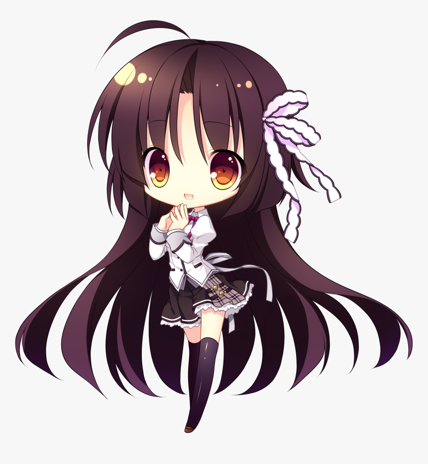 Anime Chibi School Girl, HD Png Download, Free Download