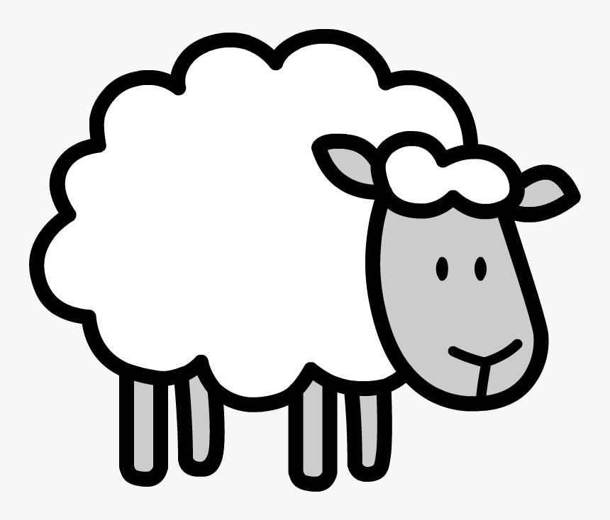 Lamb Clipart Dolly Sheep - Dolly The Sheep Drawing, HD Png Download, Free Download