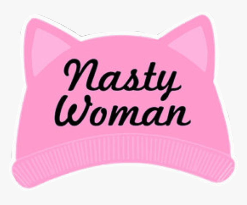 Pussyhat Hat Cathat Pinkhat Resist Womensmarch Nastywoman - Beanie, HD Png Download, Free Download