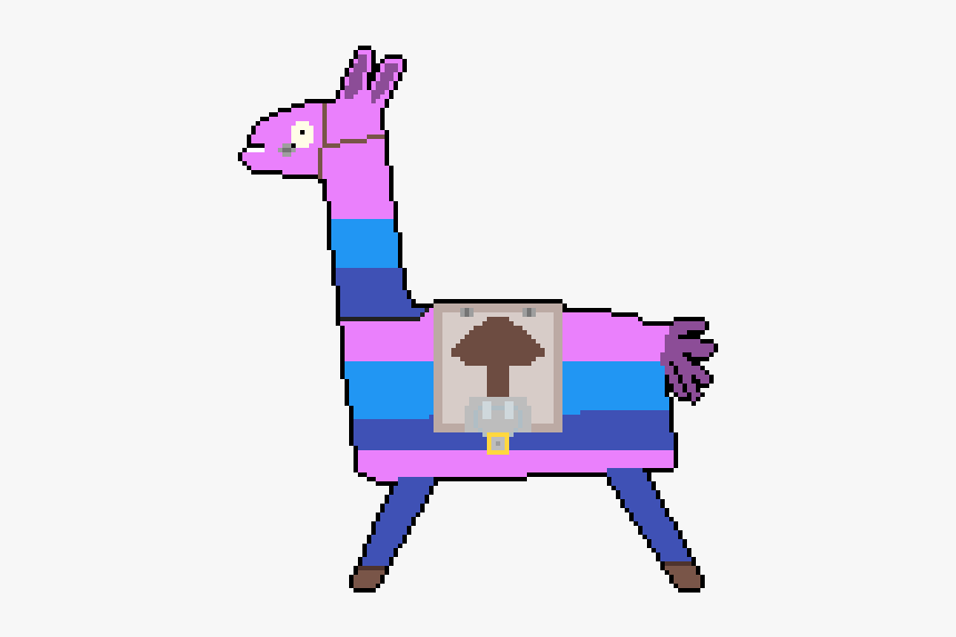 Pixilart By Jak Cc - Clipart Fortnite Llama, HD Png Download, Free Download