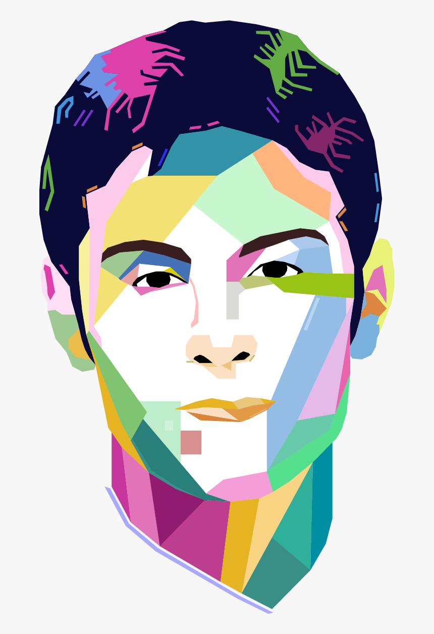 Concentration6 - Portrait Made Of Shapes, HD Png Download, Free Download