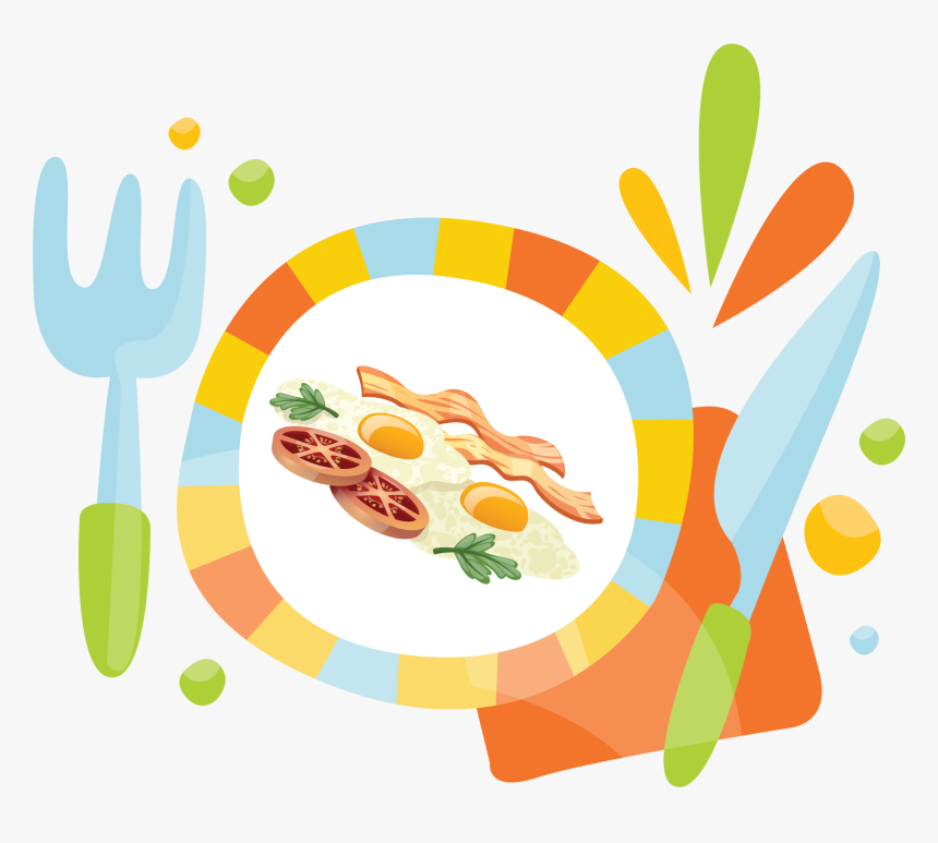 Plate Of Food - Dish, HD Png Download, Free Download