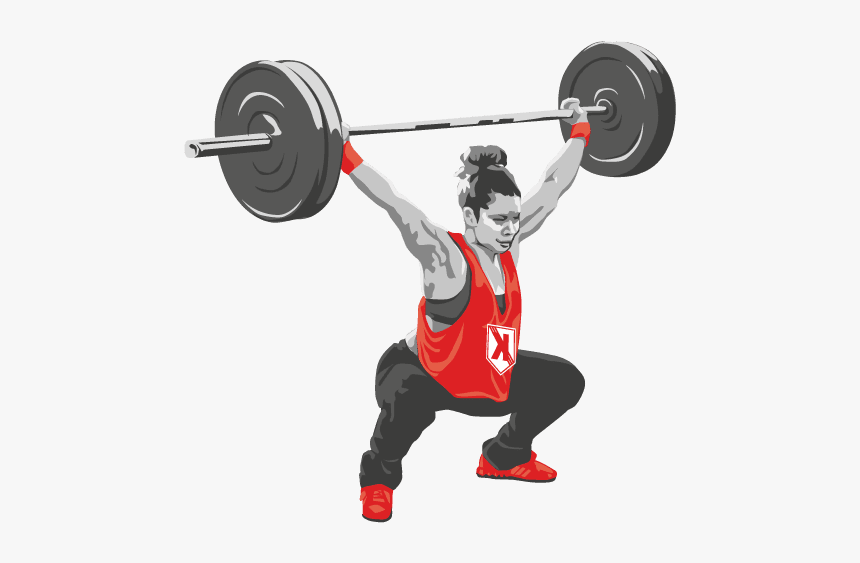 Olympic Weightlifting Drawing Snatch, HD Png Download, Free Download