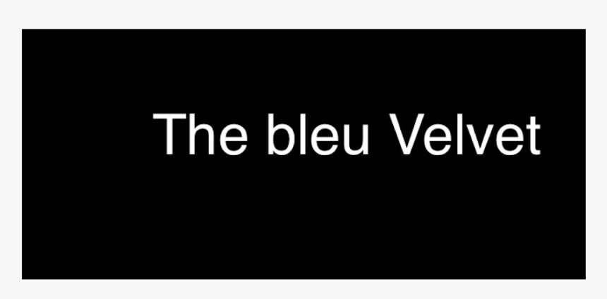 The Bleu Velvet - Basf, HD Png Download, Free Download
