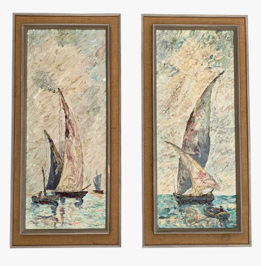 “bright Sails” Original Oil Paintings By Gideon - Painting, HD Png Download, Free Download