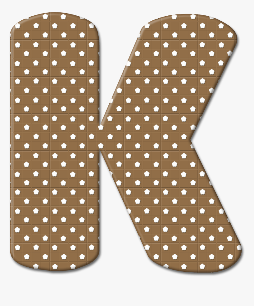 Abecedario Estrellas Blancas En Fondo Beige - Polka Dot, HD Png Download, Free Download