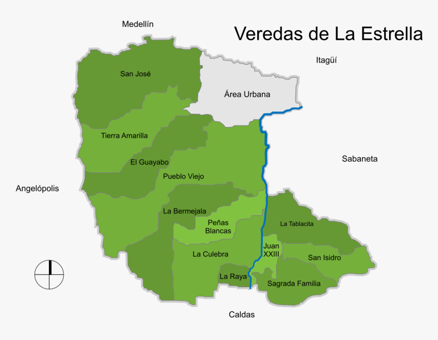 Veredas De La Estrella Antioquia, HD Png Download, Free Download