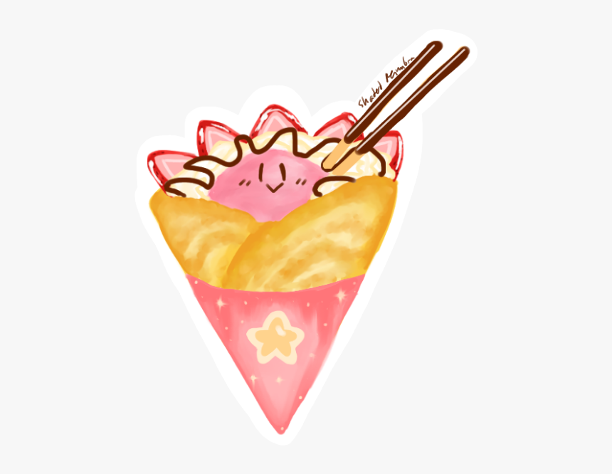 Croque Drawing Crepe - Japan Crepe Drawing, HD Png Download, Free Download