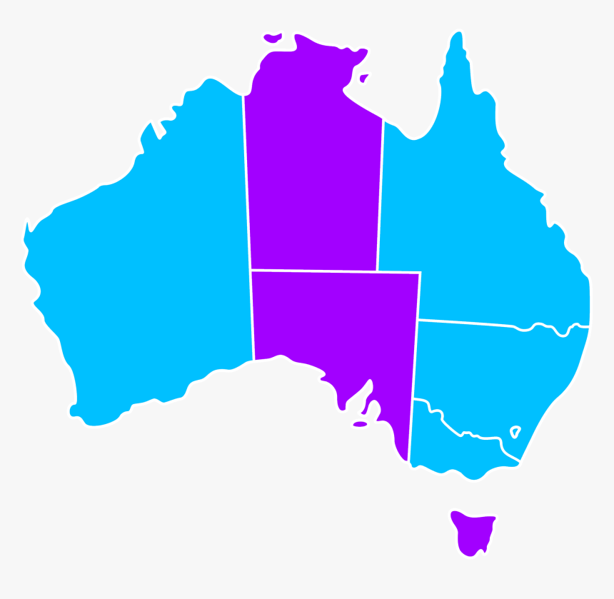 Adobt-australia States Map - Plastic Bag Ban Australia, HD Png Download, Free Download