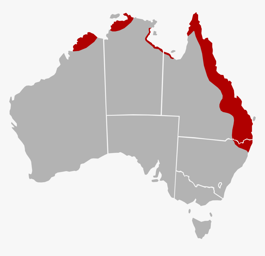 Distribution Map Of Cressida Cressida In Australia - Small Picture Of Australia, HD Png Download, Free Download