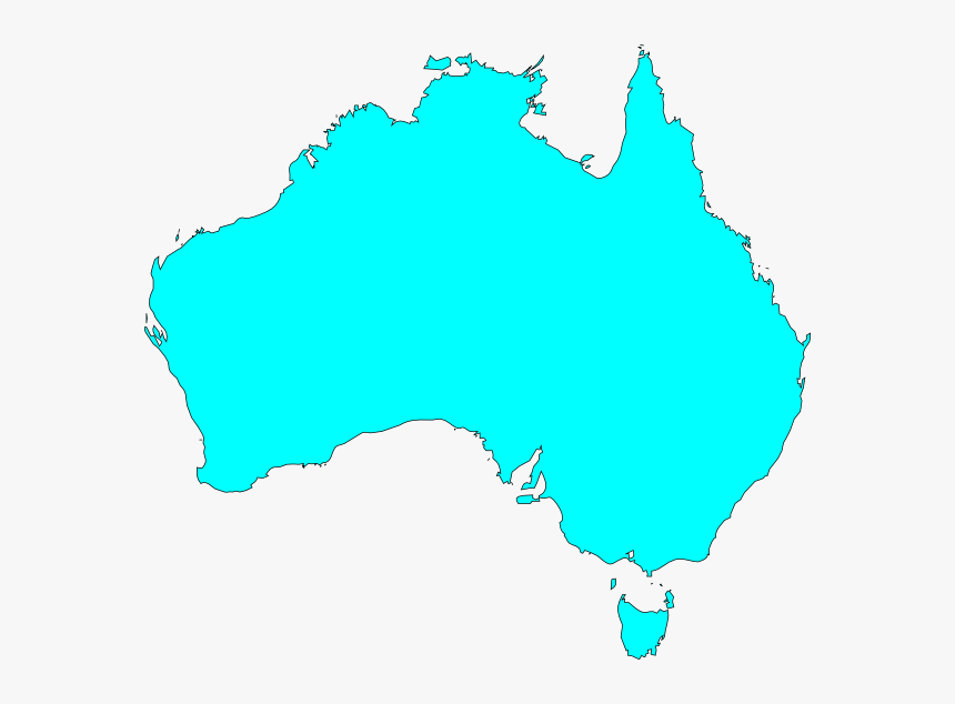 Australia Map Outline Vector - Map Of Australia Transparent, HD Png Download, Free Download