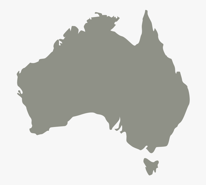 Australia Vector Map World Map - Silhouette Of Australia, HD Png Download, Free Download