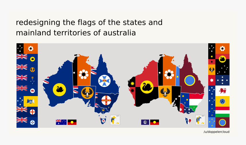 Australian State Flag Redesign, HD Png Download, Free Download