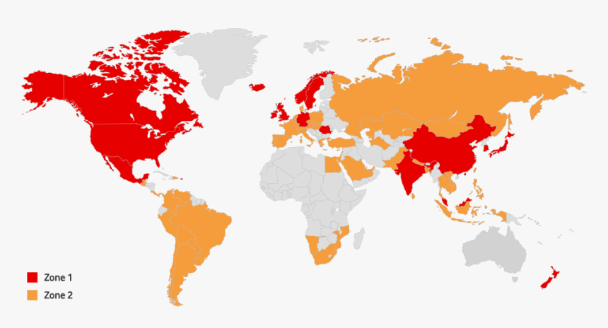 Zone 2 Countries - Global Prevalence Of Chronic Kidney Disease 2019, HD Png Download, Free Download