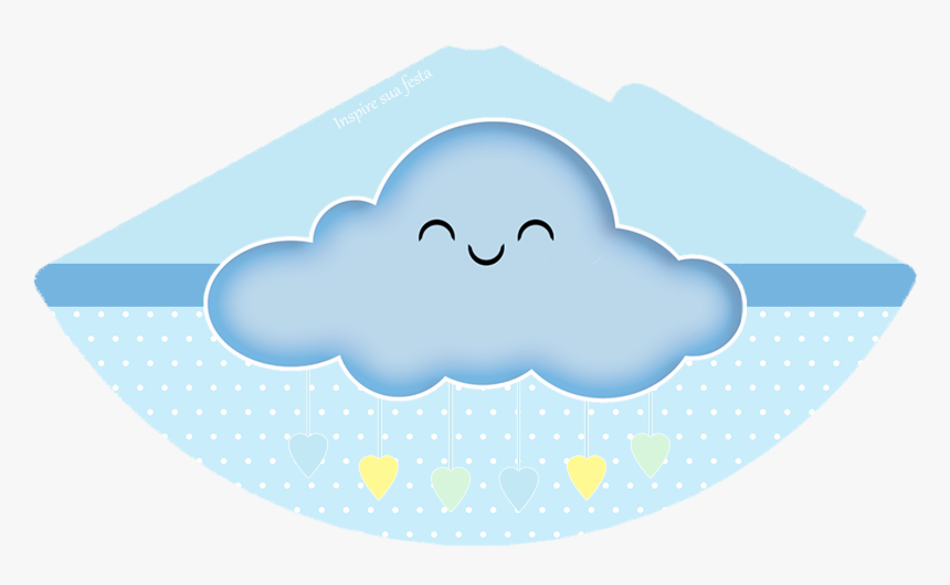 Gorros Para Imprimir Gratis De Lluvia De Bendiciones - Clipart Blue Baby Blue Boy Clouds, HD Png Download, Free Download