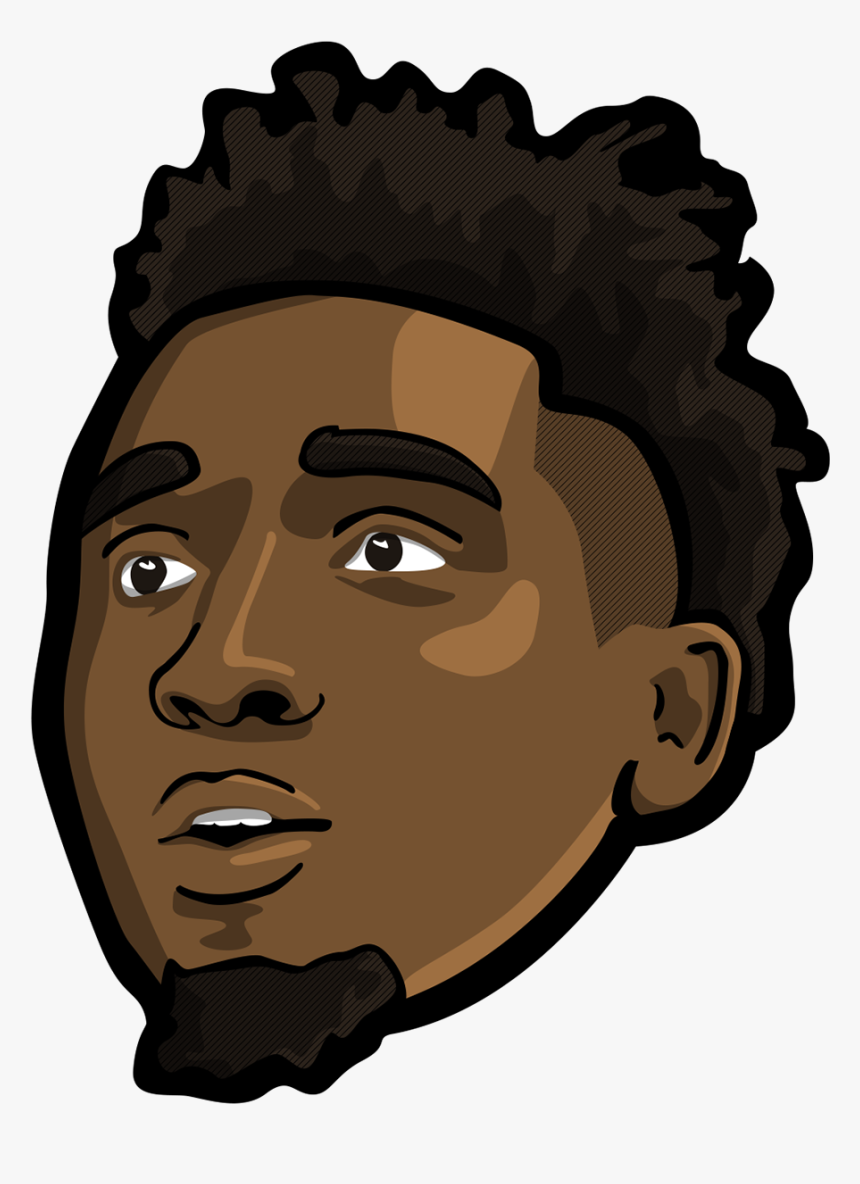 Donovan Mitchell Face Cartoon, HD Png Download, Free Download