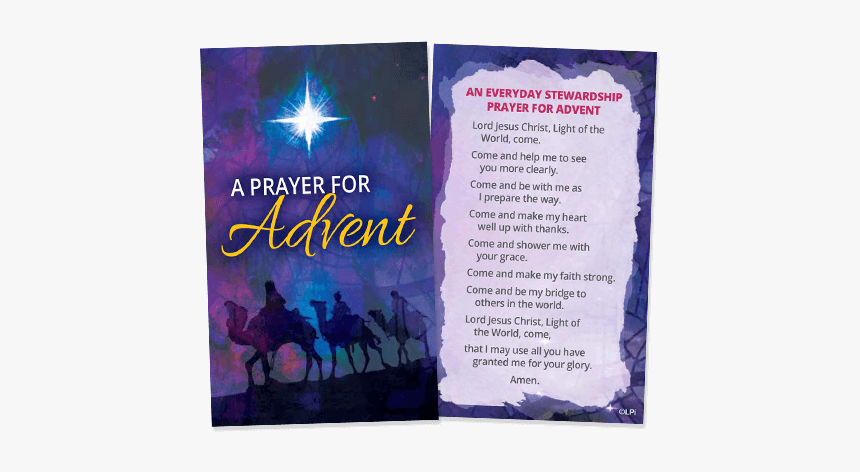 Advent Prayer Card - Poster, HD Png Download, Free Download
