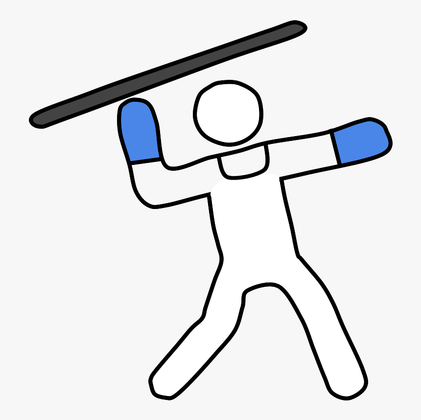 Javelin Thrower, Javelin - Cartoon, HD Png Download, Free Download